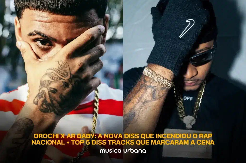 Orochi x Ar Baby: a nova diss que incendiou o rap nacional + Top 5 diss tracks que marcaram a cena