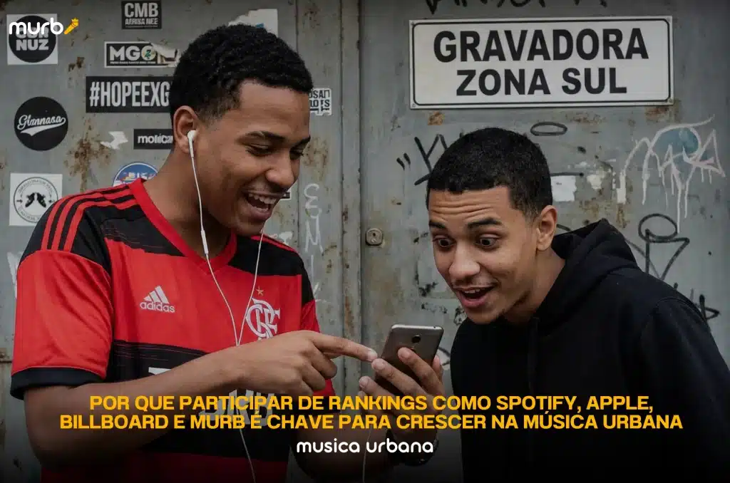 Por que participar de rankings como Spotify, Apple, Billboard e Murb é chave para crescer na música urbana