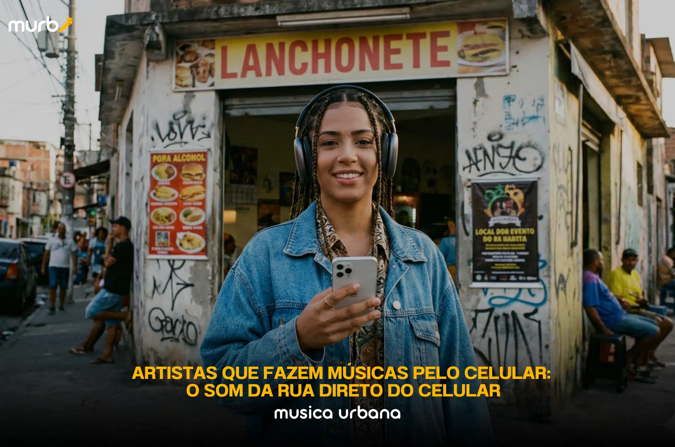 Artistas que fazem músicas pelo celular: o som da rua direto do celular